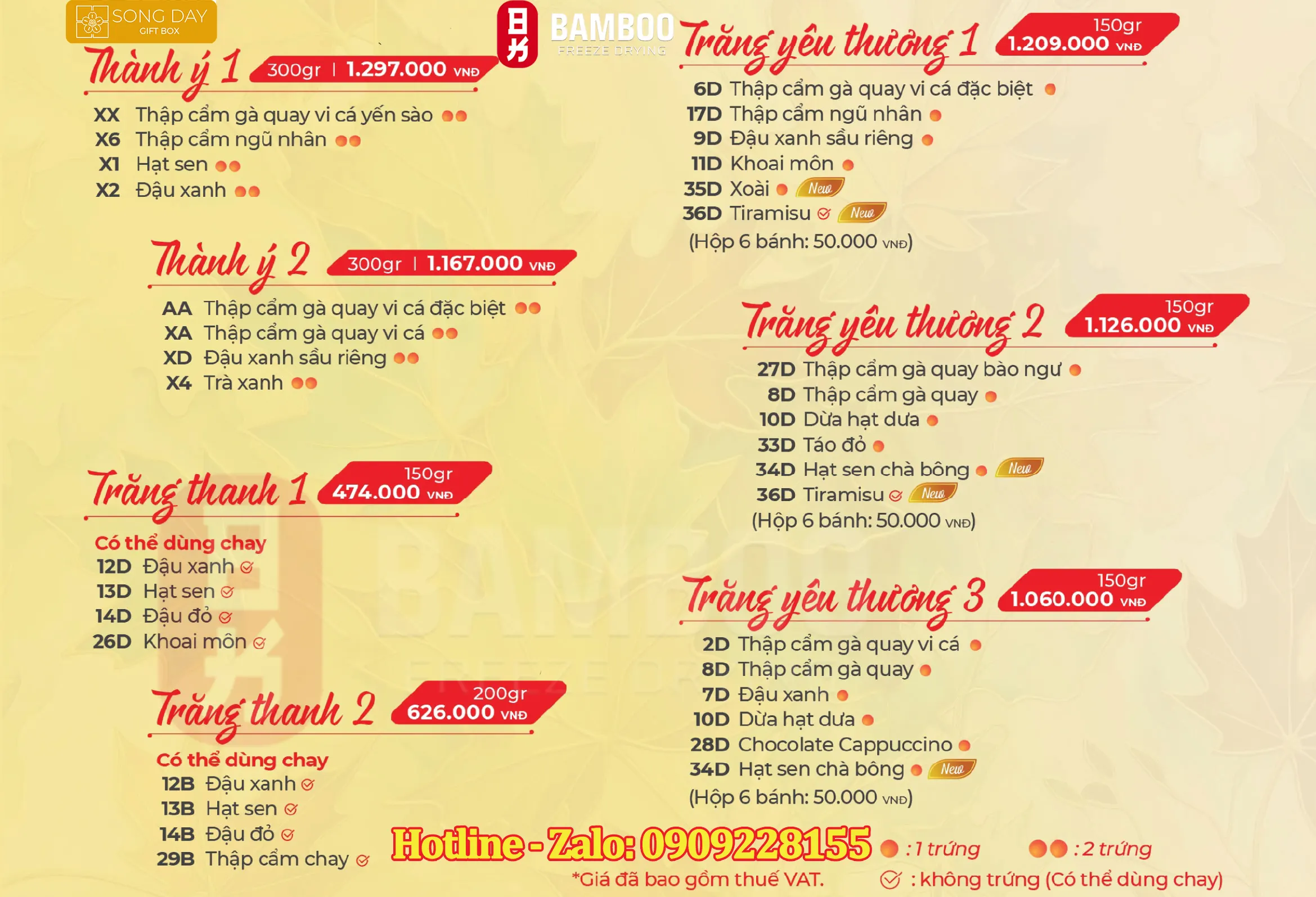 combo trăng yêu thương thành ý