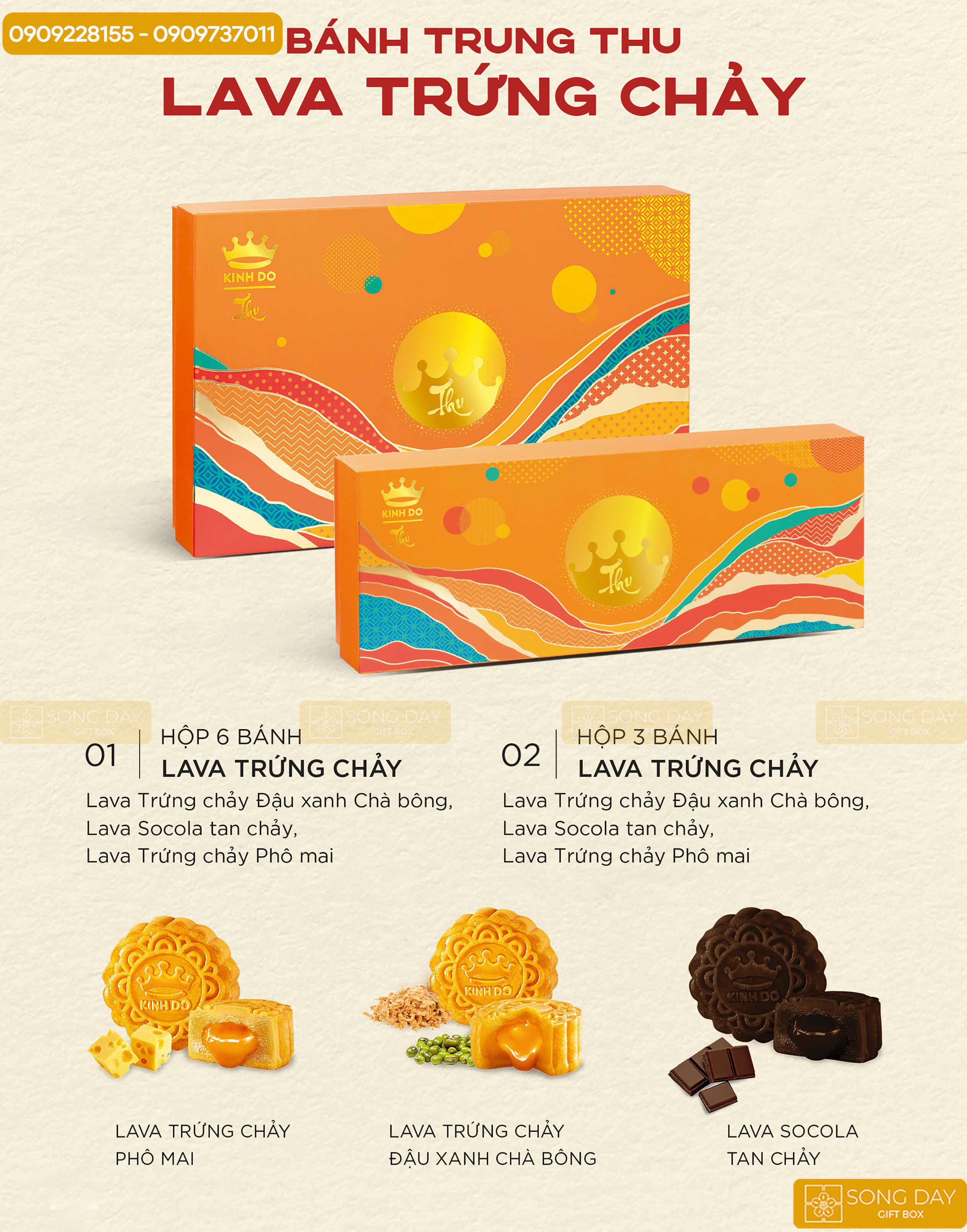 bánh trung thu trứng chảy