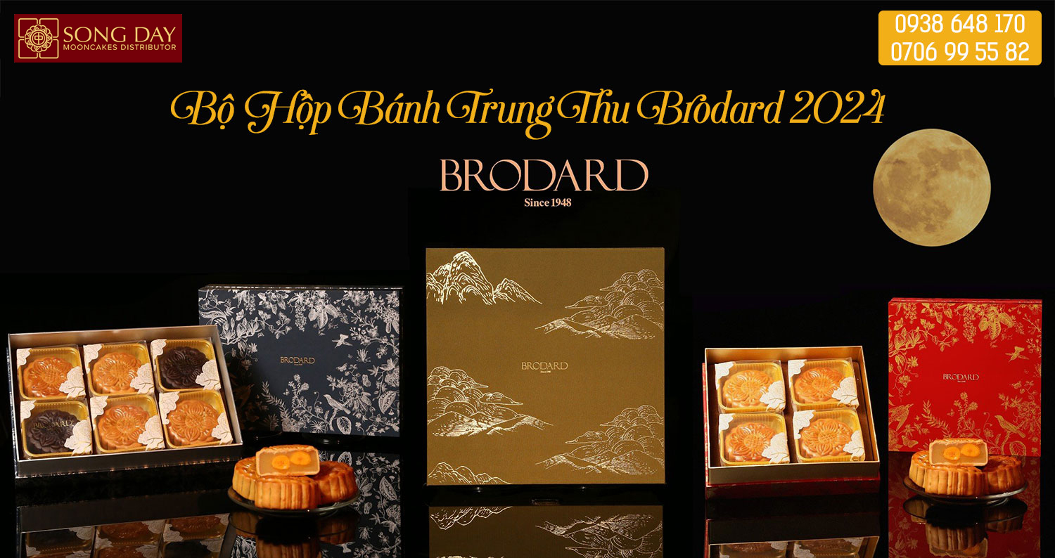 bộ hộp bánh trung thu brodard 2024