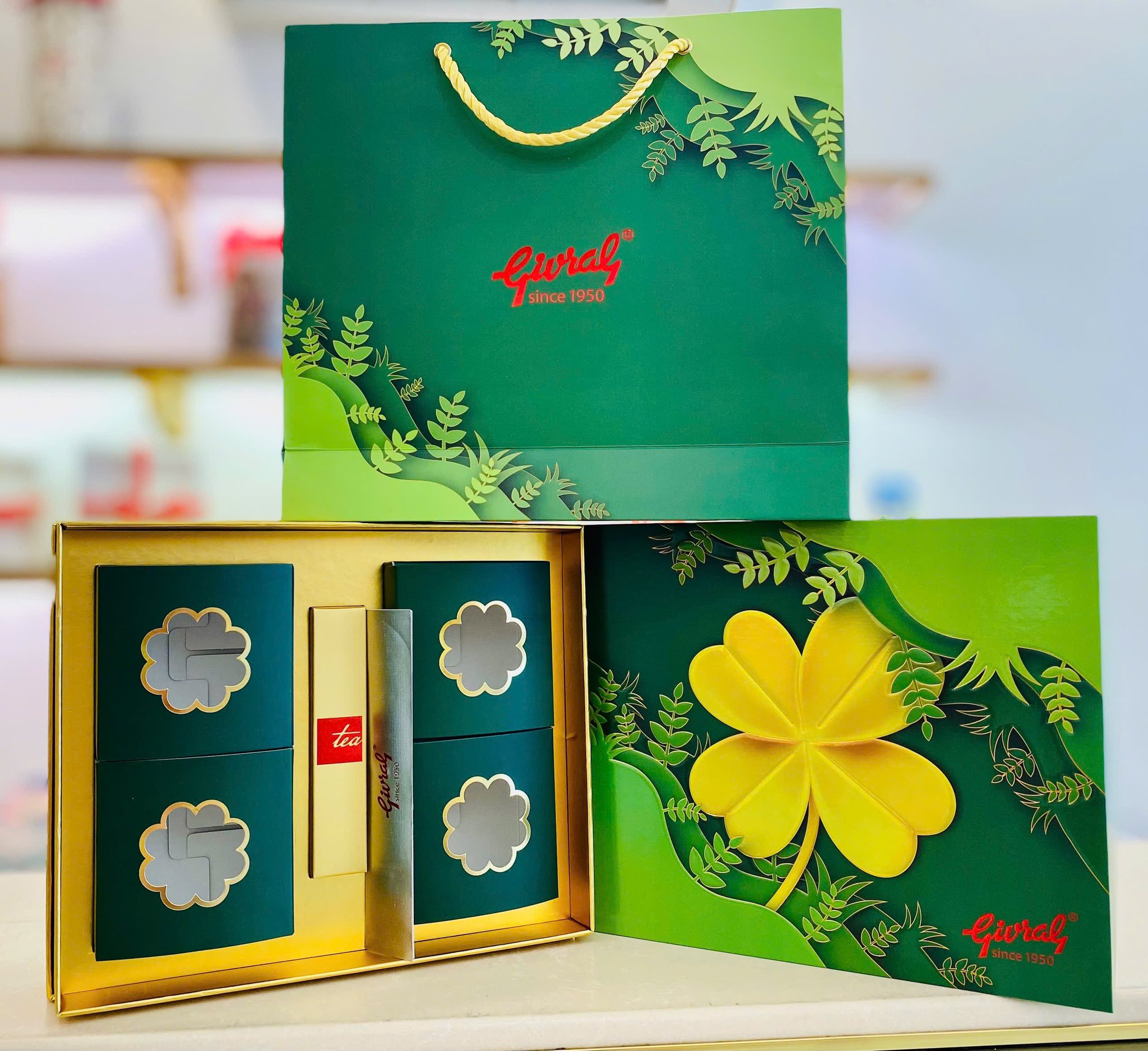 hộp bánh trung thu 4 bánh nhỏ