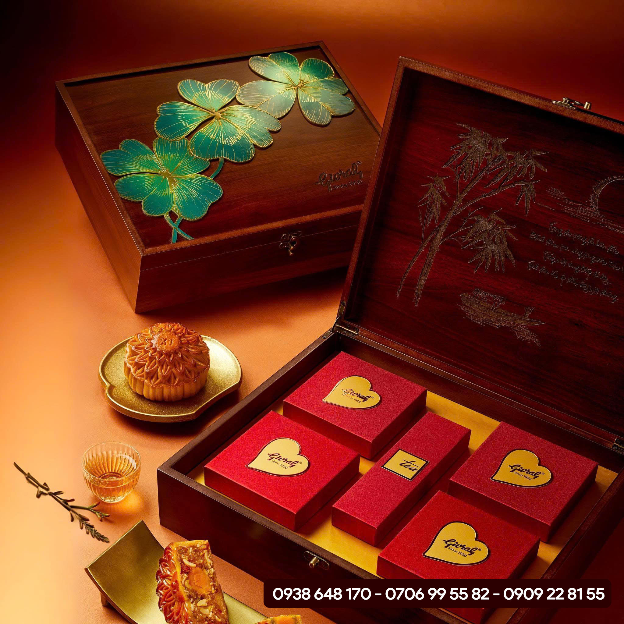 hộp bánh trung thu givral đặc biệt