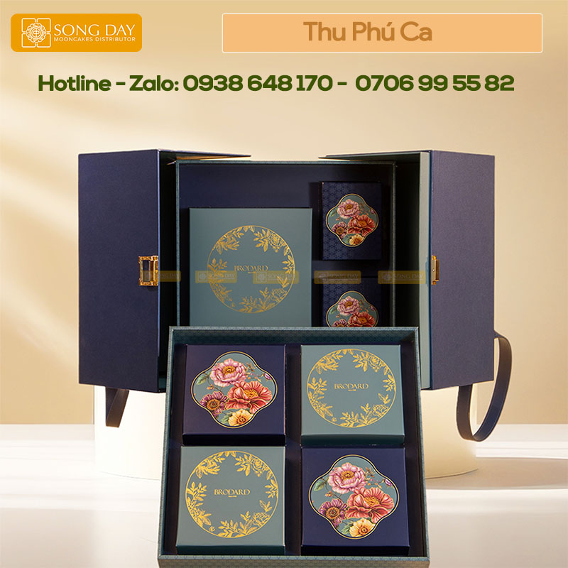mẫu hộp bánh trung thu cao cấp brodard