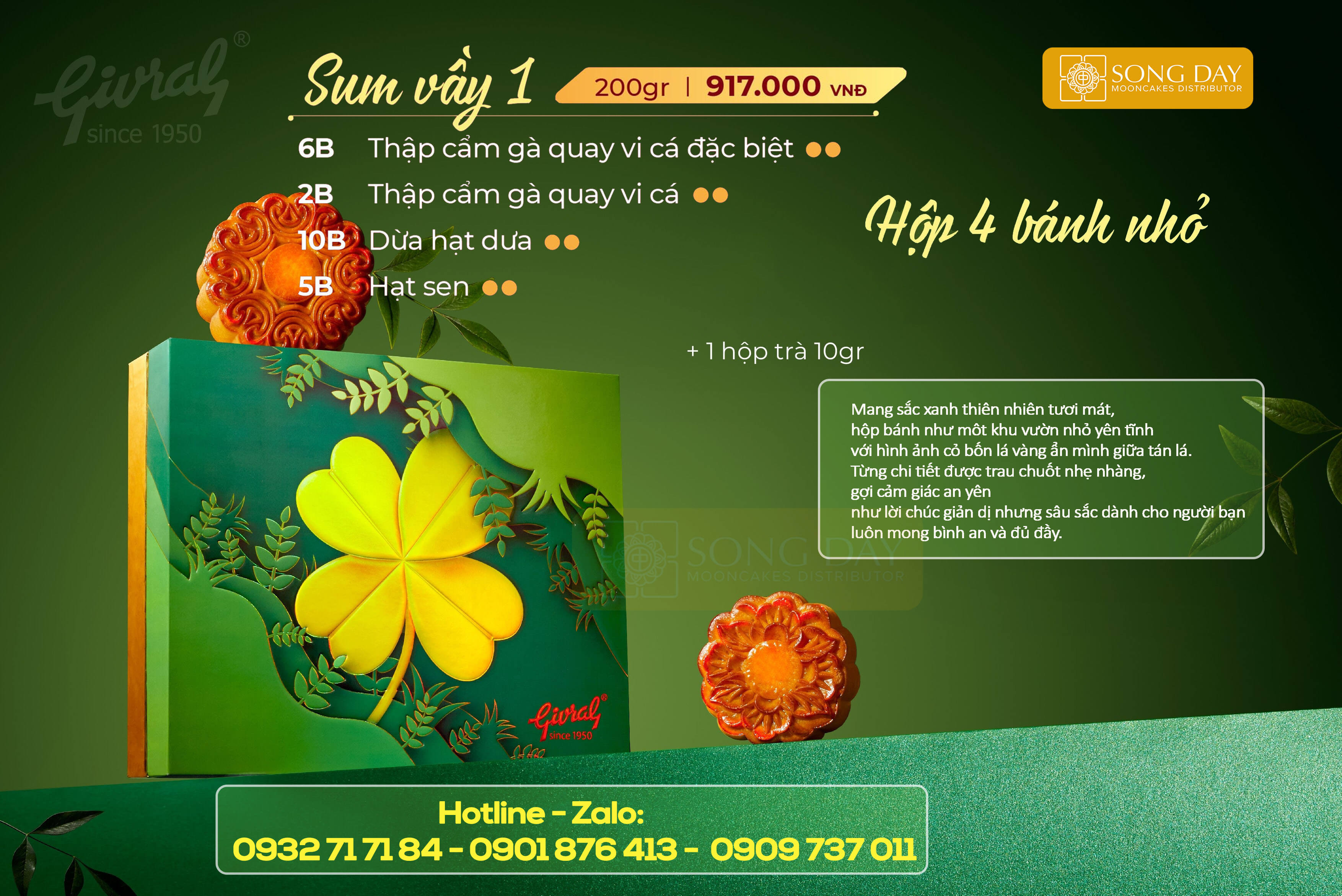 combo trung thu givral sum vầy 1