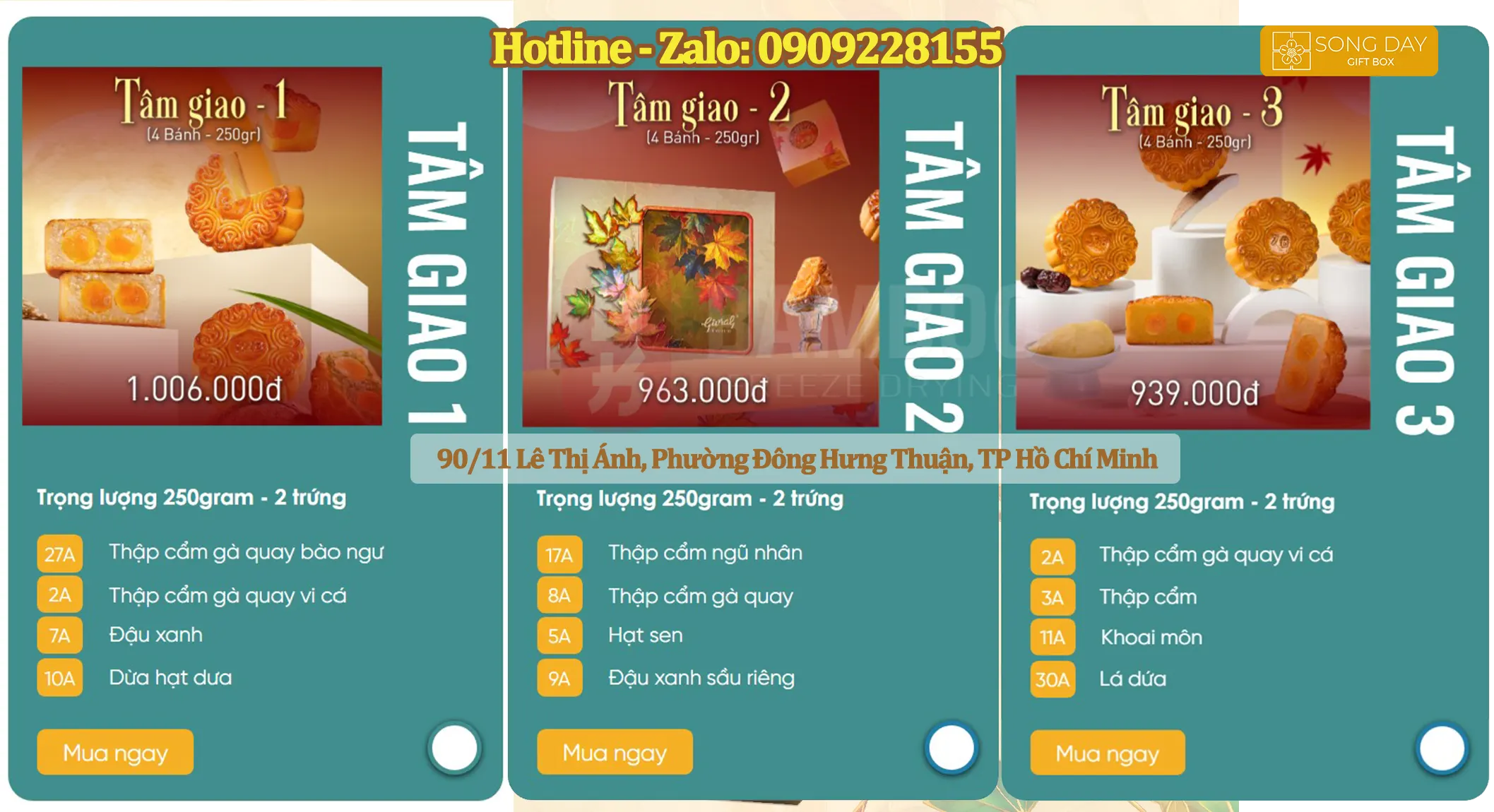 combo tâm giao trung thu givral