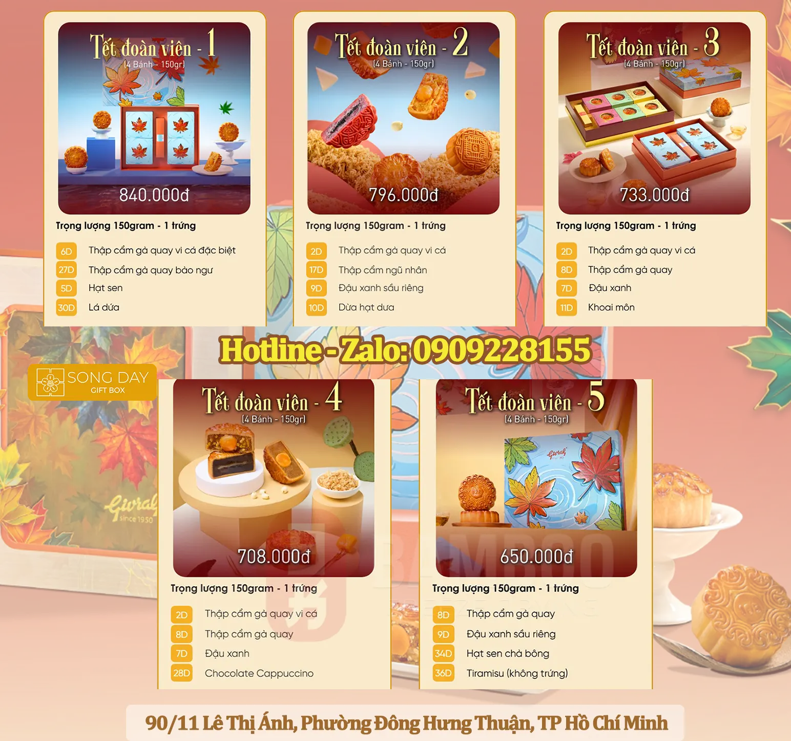 Combo Givral Tết đoàn viên