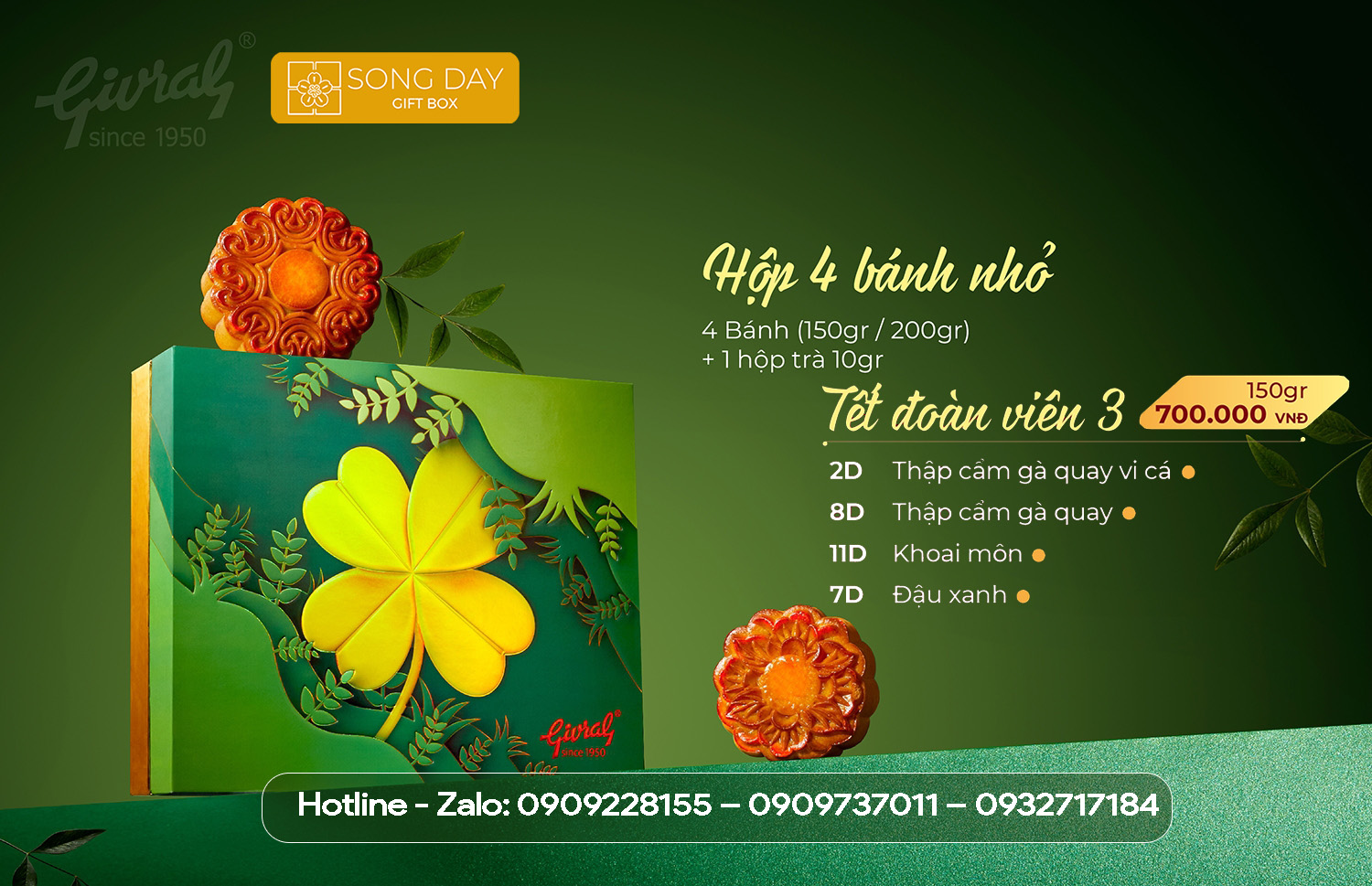 mẫu hộp combo bánh trung thu givral tết đoàn viên 3