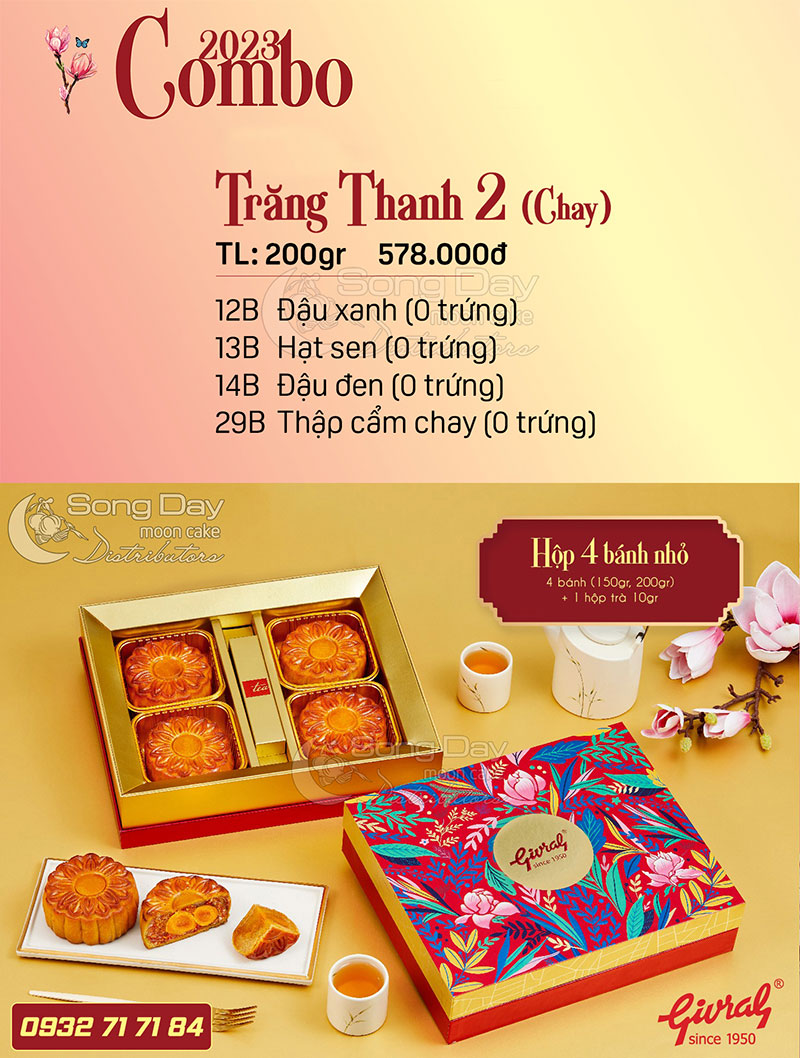 Combo bánh chay Givral Trăng Thanh 2