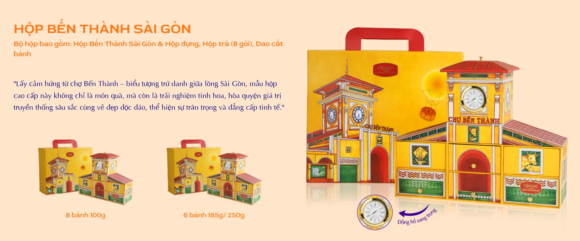 hôpj bánh trung thu savourebakery bến thành sài gòn