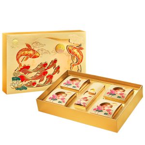 Hộp bánh Kinh Đô Trăng Vàng Hoàng Kim Vinh Hoa Vàng