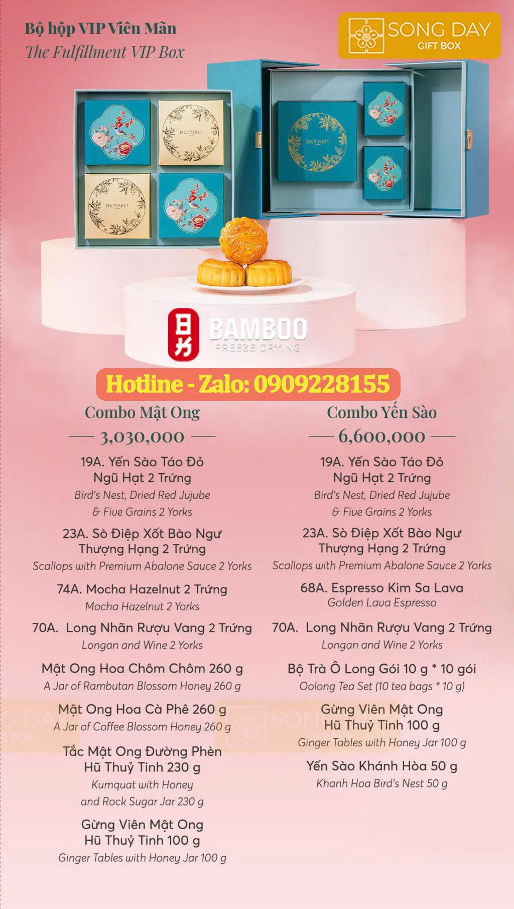 combo trung thu brodard viên mãn