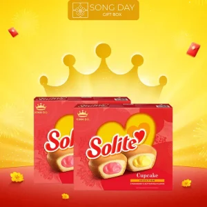 solite tròn vị bơ sữa và vị dâu