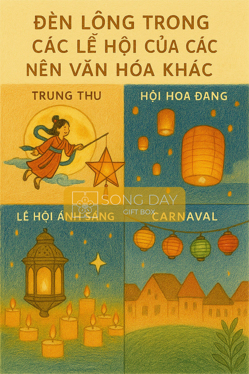 đèn trung thu và lễ hội khác