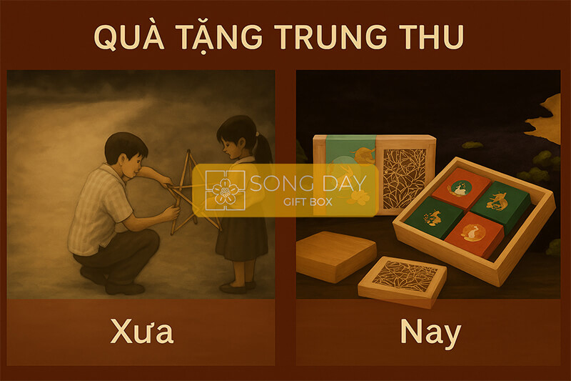 quà tặng trung thu xưa và nay khác nhau thế nào