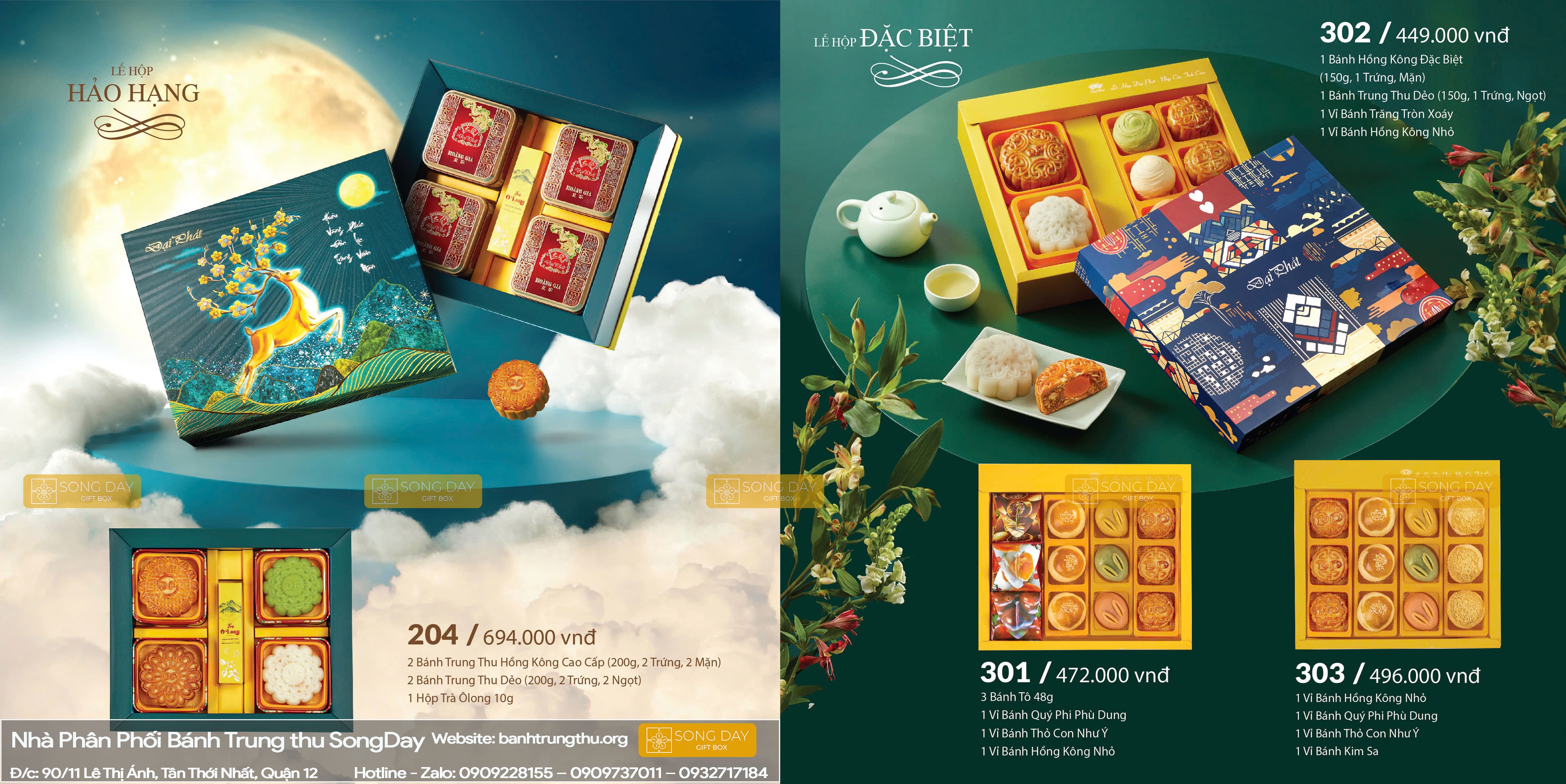 lễ hộp đăc biệt bánh tô